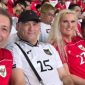 Jennifer Coppen saat menonton timnas Indonesia vs China (Dok. Ist)