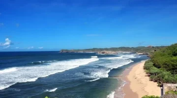 Eksotis! Pantai Krakal di Yogyakarta Tawarkan Pasir Putih dan Ombak Cocok untuk Liburan
