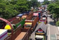 Demo Supir Truk (Dok. Ist)