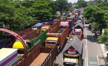 Aksi Demo Sopir Truk Jatim di Surabaya: Polisi Siapkan Rekayasa Lalu Lintas dan Ribuan Personel