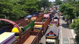 Demo Supir Truk (Dok. Ist)