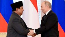 Presiden Prabowo saat bertemu dengan presiden Rusia (Dok ist)
