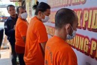 Tiga bandar togel yang berhasil diamankan (Dok. Ist)