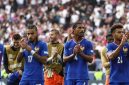 Perancis saat merayakan kemenangan 