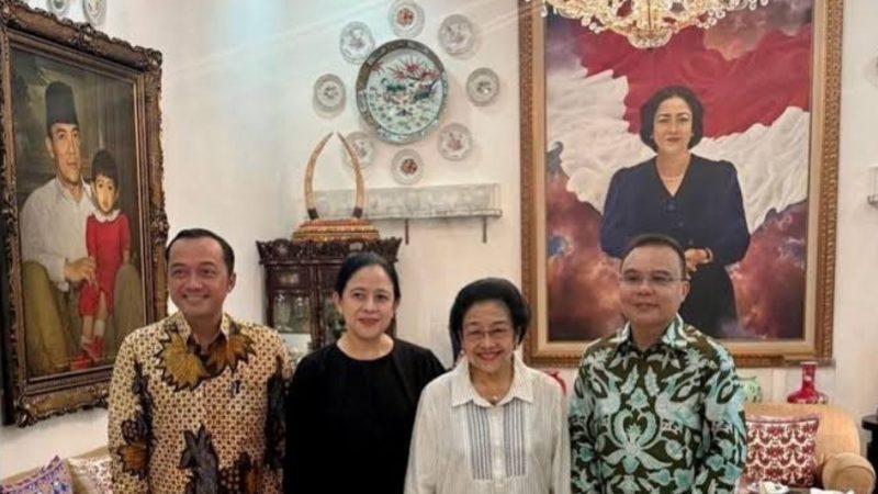 Momen Megawati bertemu dengan Dasco (Dok. Ist)
