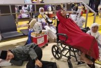 Jamaah haji yang belum bisa pulang (Dok. Ist)