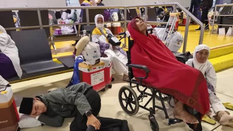 Jamaah haji yang belum bisa pulang (Dok. Ist)