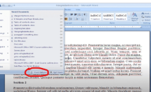 cara menghilangkan garis merah di Word