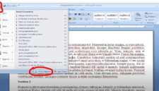 cara menghilangkan garis merah di Word