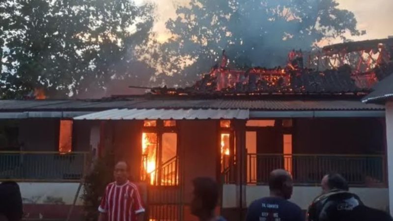 Rumah nenek di Ponorogo yang ludes terbakar (Dok. Ist)