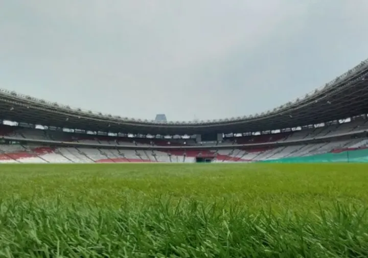 Ketum PSSI Pastikan Rumput GBK Capai 98% Kesiapan