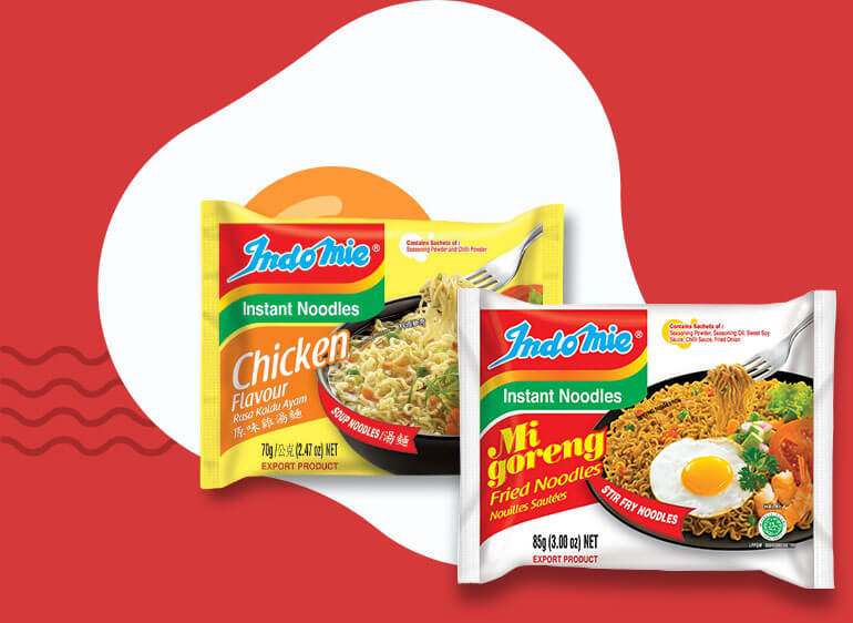 Strategi periklanan yang diterapkan untuk mempromosikan Indomie.