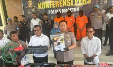 Polres Magetan Berhasil Ringkus Tiga Pelaku Pembobolan Mesin ATM