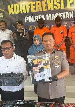 Polres Magetan Berhasil Ringkus Tiga Pelaku Pembobolan Mesin ATM
