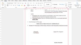 Cara Membuat Tanda Tangan di Word