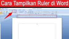 Cara Memunculkan Ruler di Word