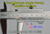 Cara membaca jangka sorong