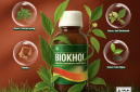 Biokhol, suplemen herbal penurun kolesterol tinggi dengan kandungan alami seperti madu, daun salam, temulawak, dan jati belanda.
