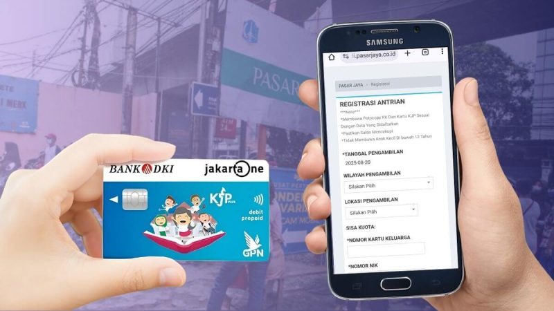Cara Daftar Antrian KJP Pasar Jaya