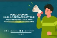 Hasil Seleksi Administrasi PMO Kemenkop 2025
