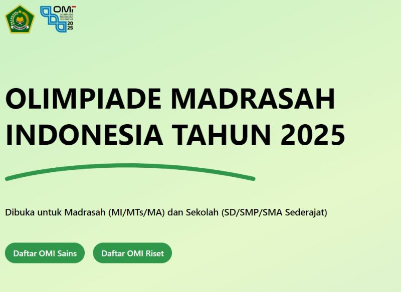 Pengumuman Olimpiade Madrasah Indonesia