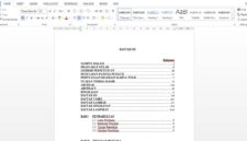 Cara Membuat Daftar Isi Otomatis di Word
