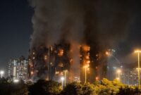 Penyebab Kebakaran Apartemen di Hongkong