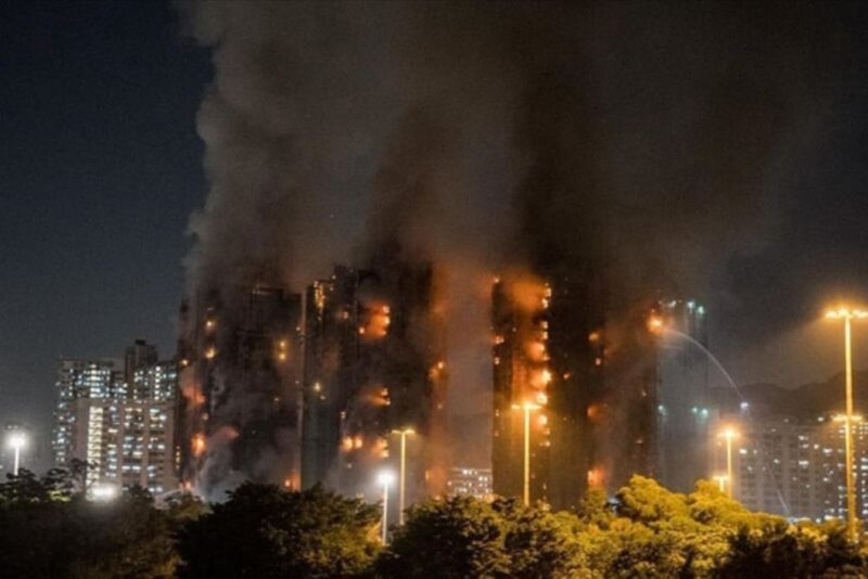 Penyebab Kebakaran Apartemen di Hongkong