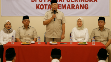 Gerindra Kota Semarang berperan aktif menyerap aspirasi warga dan mendorong pembangunan daerah melalui kerja politik yang nyata.