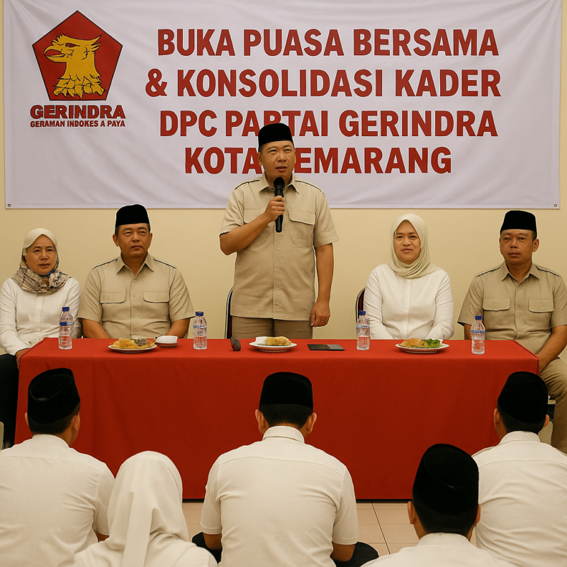 Gerindra Kota Semarang berperan aktif menyerap aspirasi warga dan mendorong pembangunan daerah melalui kerja politik yang nyata.