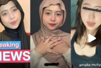 5 adegan video Amalia Mutya viral di TikTok yang berhasil menarik perhatian penonton, termasuk konten Outfit yang heboh.