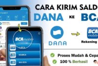 Cara Transfer DANA ke BCA