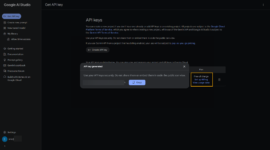 Langkah-langkah Mendapatkan API Key Gemini
