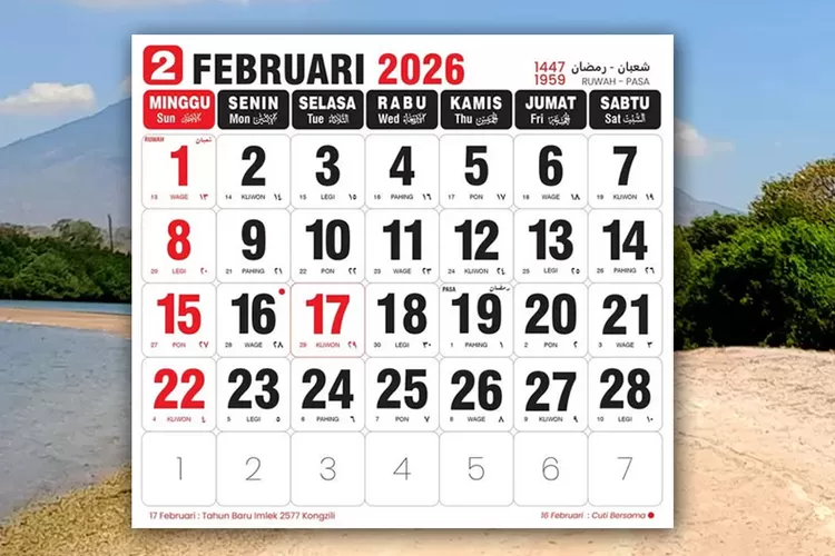 Tanggal 16 Februari 2026 Apakah Libur?