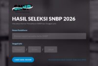 Cara Melihat Nomor Pendaftaran SNBP
