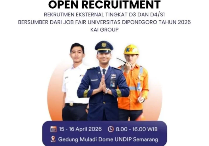 Open Recruitment KAI Terbaru 2026