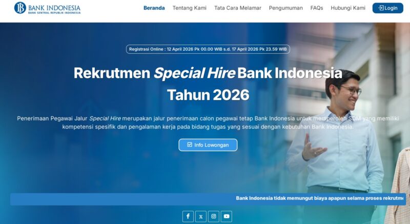 Rekrutmen BI Special Hire 2026