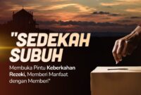 Cara Sedekah Subuh Rutin