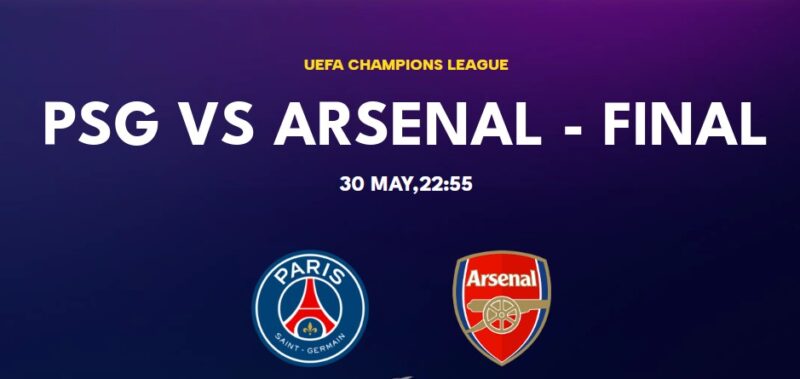 Link Live Streaming PSG vs Arsenal