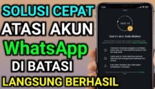 Penyebab Akun WA Dibatasi