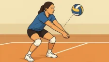 cara melakukan passing bawah dalam permainan bola voli