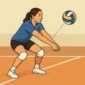cara melakukan passing bawah dalam permainan bola voli