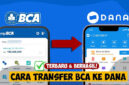 cara transfer BCA ke DANA