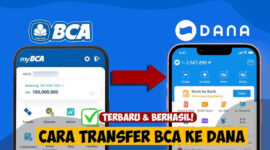  cara transfer BCA ke DANA 