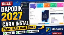 Cara Install Dapodik 2027