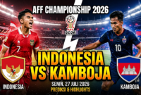 Link Live Streaming Indonesia vs Kamboja 