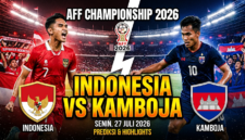 Link Live Streaming Indonesia vs Kamboja