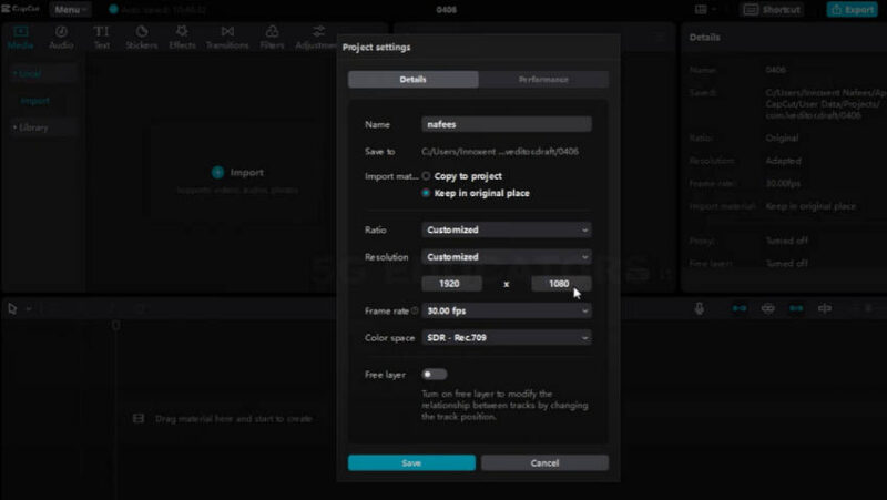 Cara Export Video HD di CapCut