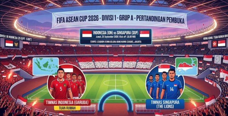 Link Live Streaming Indonesia vs Singapura