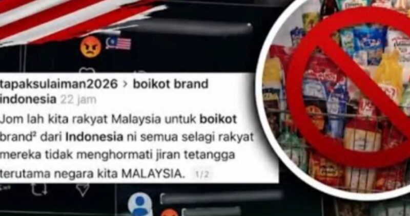 Netizen Malaysia Serukan Boikot Produk Indonesia
